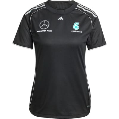 Adidas Mercedes Amg Petronas F1 Team Mc T-shirt Met Korte Mouwen Zwart S Vrouw