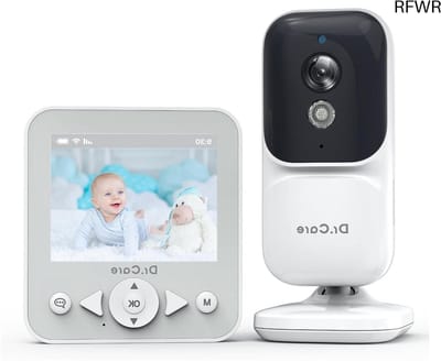 RFWR® Babyfoon met Camera en Nachtzicht – Video Baby Monitor 2.8 inch, 2-Weg Audio, Temperatuursensor, VOX Modi