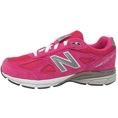 New Balance 990v4 Kind Roze Zilver Kindersneakers KJ990PEG 37 pink