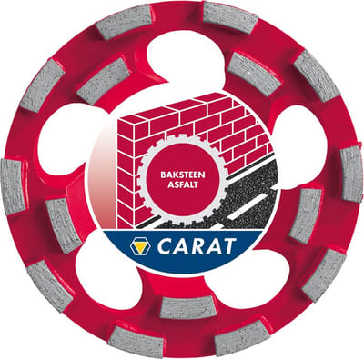 Carat Slijpkop Baksteen Ø125X22,23 Mm Dustec®, Cubd Master