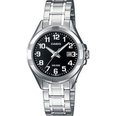 Casio LTP-1308PD-1B Dames Horloge 31mm WR 50mt