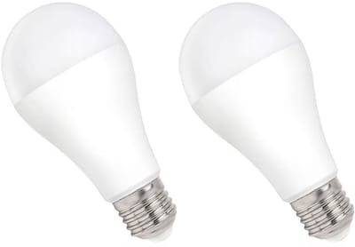 Spectrum LED Lamp E27 15W - 230V - 1600 Lumen - 6000K Koud wit - Helder daglicht - Energiezuinig - 2 stuks