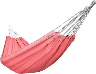 Draagbare Hangmat - Reisschommelbed Canvas - Ontspanning Buiten - Snelle Opzet - 10x10 mm - One Color