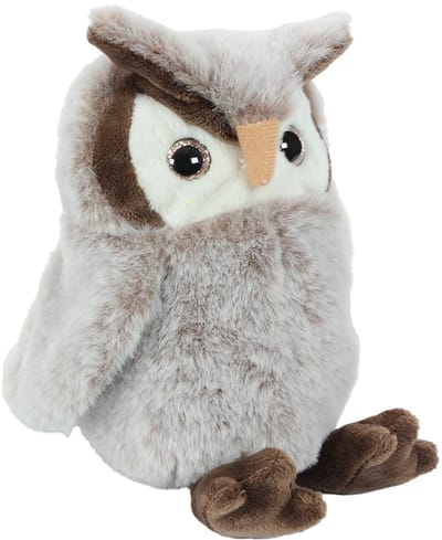 PIA Soft Toys - Pluche Knuffeldier Uil - 16 cm
