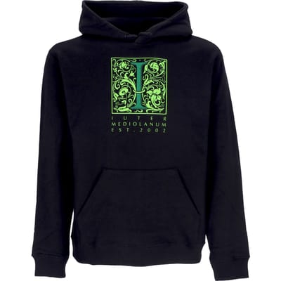 Lichtgewicht sweatshirt met capuchon voor heren Mediolanum hoodie zwart