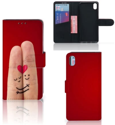 Xiaomi Redmi 7A Wallet Case met Pasjes Liefde - Origineel Romantisch Cadeau