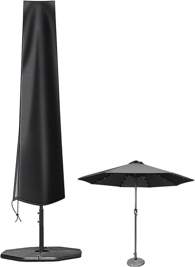 Ynkkvre – Parasolhoes – waterdichte Oxford stof – buitendeksel voor bananenparasol – terrastafel en tuin – 240x57x57 cm