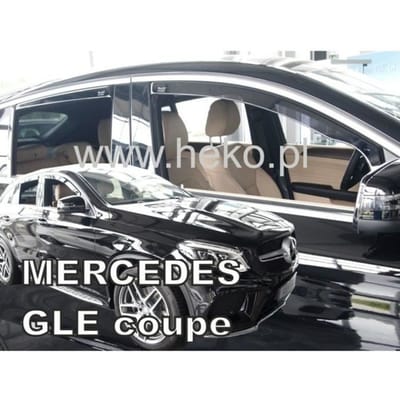 J&J AUTOMOTIVE | Heko Deflecteurs d'air Déflecteurs de Vent Pour Mercedes GLE Coupe C292 5P. Berlina depuis 2016
