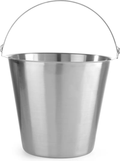 Seau de cuisine en acier inoxydable, Diamètre, Hendi 516744 310 mm / 12 L