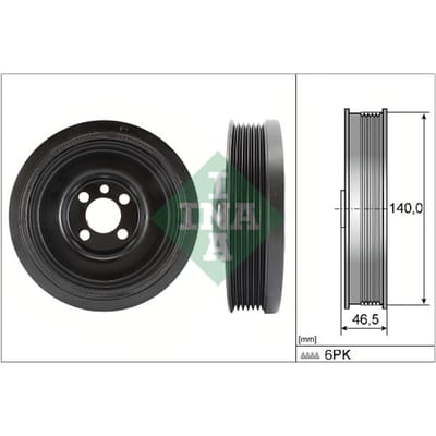 Schaeffler Ina Riemschijf, krukas INA 544 0138 10