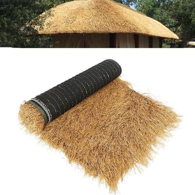 Kunstriet Rol - Synthetisch Stro - Tuin Decoratie - Mexicaanse Stijl - 1 x 8 m - Natuurlijk