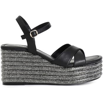 Sandalen met sleehak Café Noir C1HB4026