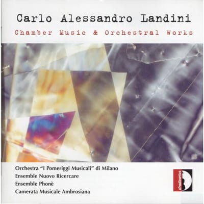 CD CARLO ALESSANDRO LANDINI - Kamermuziek & Orkestwerken STR33986 Stradivarius 2014 Italië Klassiek Gebruikt gray