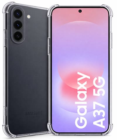 Hoesje geschikt voor Samsung Galaxy A37 – CrystalClear Back Cover – Schokbestendig – Transparant
