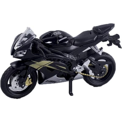 1: 18 Modèle de Moto en Alliage Plastique Jouet pour Enfants Voiture Jouet Ornement Modèle de Voiture à Glisser Modèle Jouet pour Garçon Cadeau