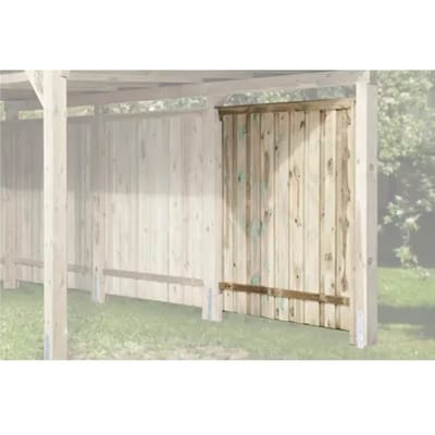 Weka Zijwand 20mm Voor Carport