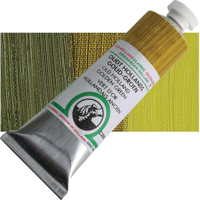 Oil paint Old Holland 40ml – 295 Old Holland Golden Green