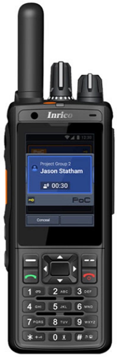 Inrico S380 V2 4G LTE IP68 waterdicht, Zello POC Portofoon, GPS, Smartphone, GSM, Wifi, NFC