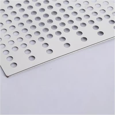 Geperforeerde Plaat - Metalen Gaaspaneel - Balustrade Vulling - Roestvrij Staal 304 - 40 x 180 cm - Zilver