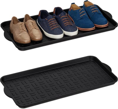 Doodadeals® Schoenenmat – XL Afdruipmat Laarzen – Set van 2 – Water- & Vuilopvang – Voor Hal / Entree – Robuuste Mat