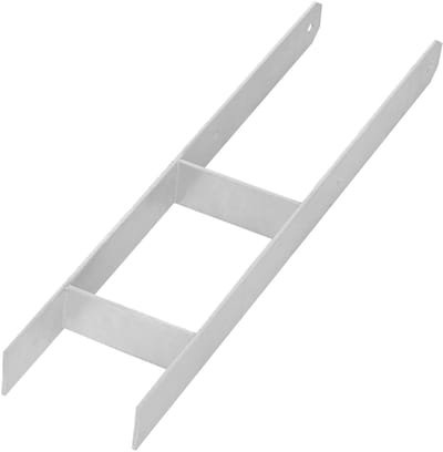 KOTARBAU® H Instortanker - Paalhouder in Beton Storten 140 x 600 mm Betonanker voor Houten Palen - Paaldrager Beton - Kolomvoet Beton - Thermisch Verzinkte Paalhouder