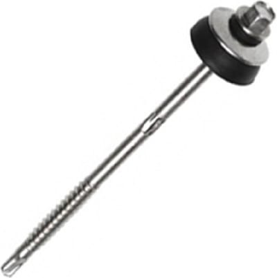 Golfplaatbout 3-delig sluitschelp rvs a2 6.5x130 mm ( a 100 st )