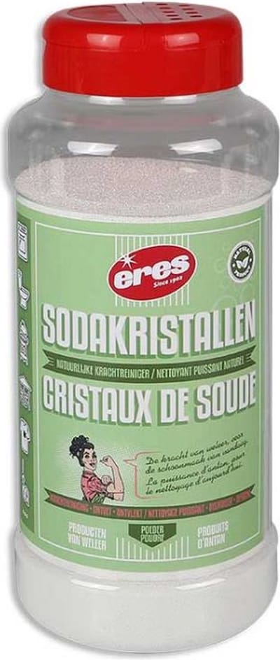 Eres – Soda kristallen – Allesreiniger - Natuurlijke krachtreiniger – Baking soda - Zuiveringszout - Krachtige reiniger en ontvetter voor alle wasbare oppervlakten - 950g