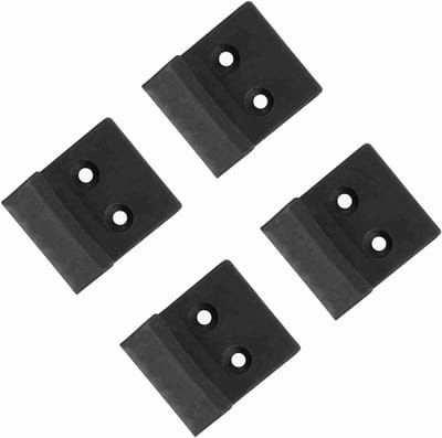 Kaakbeschermers Bandenwisselaar - Beschermkappen Klembekken - Wielen Beschermen - Slagvast Krasbestendig - 4 stuks - Zwart