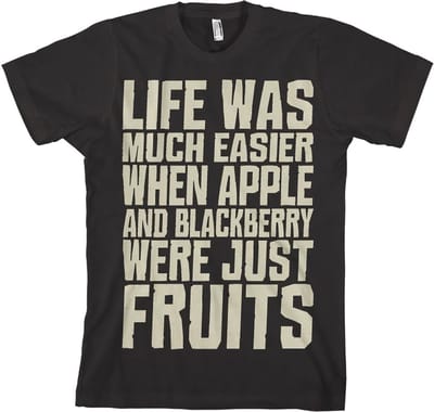 Hybris Life Was Easier... T-shirt zwart