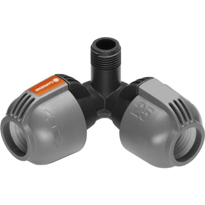 GARDENA Sprinklersysteem - L-stuk 25mm x 1/2'' buitendraad