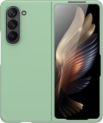 Lunso - Geschikt voor Samsung Galaxy Z Fold5 - Backcover hoes - Lichtgroen