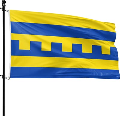 VlagDirect - Harderwijk vlag - Gemeente Harderwijk vlag - 90 x 150 cm.