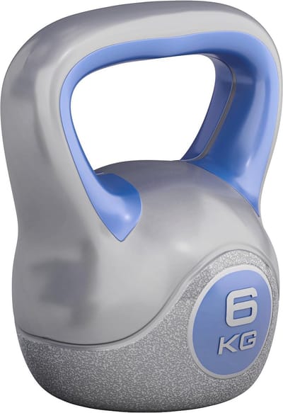 Kleurrijke Kettlebell met Kunststof Buitenlaag voor Kracht- en Conditietraining