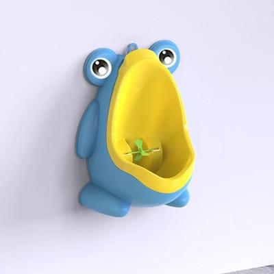 Cartoon Baby Toilet Urinoir Jongen Muurbevestigd Urinoir Kikker Vorm Jongen Staande Urinoir Toilet Training Urinoir yellow