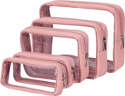 Luiertas Organizer Set - Opbergtasjes Baby - Baby Verzorging - TSA Goedgekeurd - 5 stuks Set - Roze