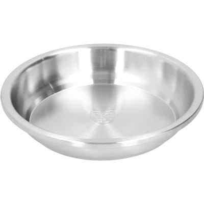 Diep Bord Roestvrij Staal Zware Uitvoering Salade Soep Serveerschaal Tafelgerei voor Thuiskeuken 24cm white
