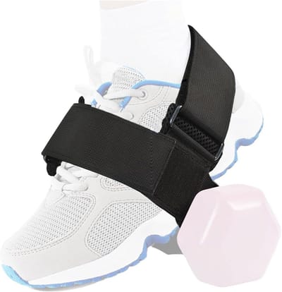 Tibialis Trainer - Voetgordel - Beentraining Versterken - Hoge Halter Capaciteit - 20 x 15 x 6 cm - Zwart