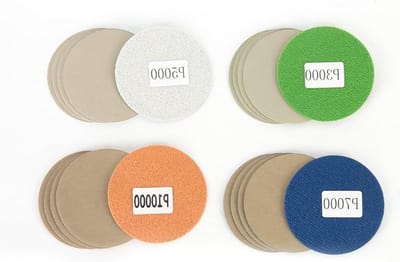 Schuurschijven 7.5 cm - Schuurpapier Rondjes - Polijsten van Oppervlakken - Hoge Grit Precisie - 20 stuks - Grijs
