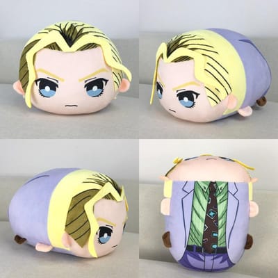 20cm JoJo's Bizarre Adventure Oreiller Peluche Coussin Higashikata Josuke Giorno Giovanna Cosplay Poupée en Peluche Jouet pour Fans d'Anime 20cm 14cm 12cm