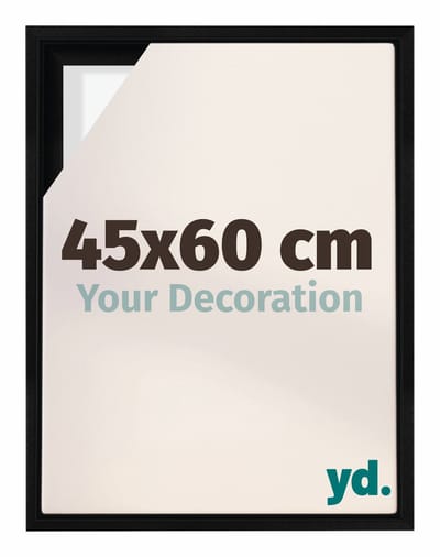 Your Decoration - Baklijst 45x60 cm - Zwart Mat - Baklijst voor Canvas - MDF - Lyon