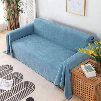 Waterdichte bankhoes deken multifunctionele effen kleur meubelhoes duurzame stof stofdicht anti-kras huis woonkamer decor 180x130cm