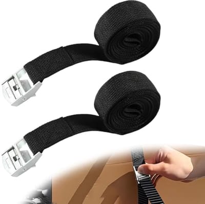 4 Stuks Professionele Bevestigingsriemen 1m x 20mm - Duurzame Spanbanden Voor Fiets, Motor En Bagage