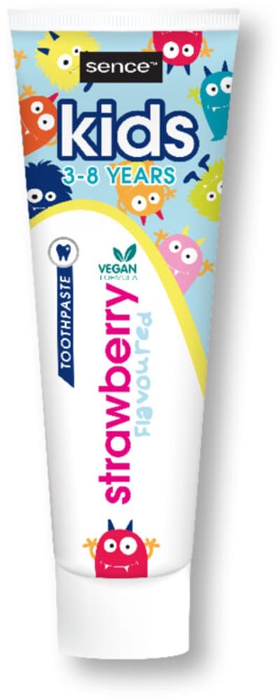 Sence Fresh Tandpasta Kids Strawberry - 6 x 75 ml - Voordeelverpakking