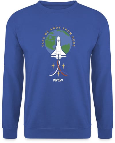 NASA Take Me Away From Here Sweater Heren
