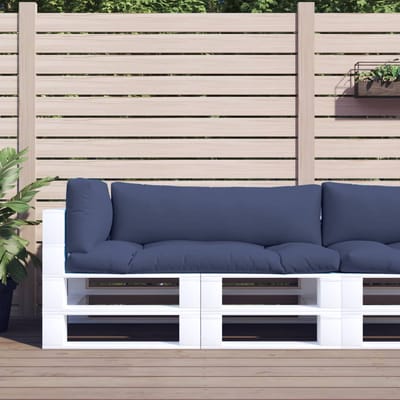 vidaXL - Palletkussens - 3 - st - oxford - stof - marineblauw