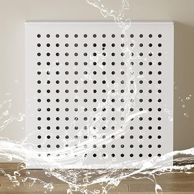 Radiatorafdekking - Moderne ombouw - Ruimte decoreren - Met opbergplank - L50xH70cm - Wit