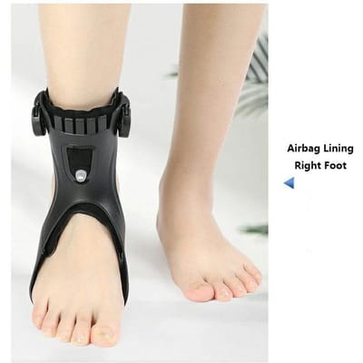 Bovenste Drop Foot Regio Brace Orthese Afo Afos Enkelsteun Kenmerken Met Ergonomisch Ontwerp Opblaasbare Luchtkussen Voor Hemiplegie Beroerte Schoenen Medium