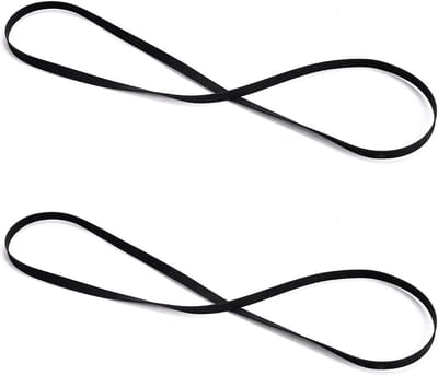 Vervangingsriem voor Vintage Platenspeler - 2 Stuks - 270mm Vouwlengte - Ideaal voor Vinyl en Platenspeler Onderdelen