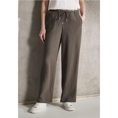 Mousseline broek Wide Legs