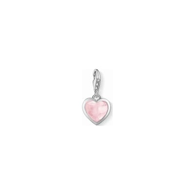 Thomas Sabo Charm Club Pink Heart Hanger 1361-034-9